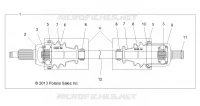 ANTRIEB, FRONT HALF SHAFT