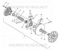 Antriebskupplung ASSEMBLY WIDETRAK / 0932064 (4922982298023A)