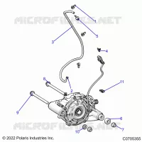 ANTRIEB, FRONT GEARCASE MOUNTING