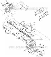 GETRIEBEGEHÄUSE Magnum 2X4 W97AA42A (4940704070C005)
