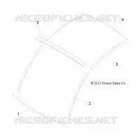 DACH TRIM, 2 PASSENGER