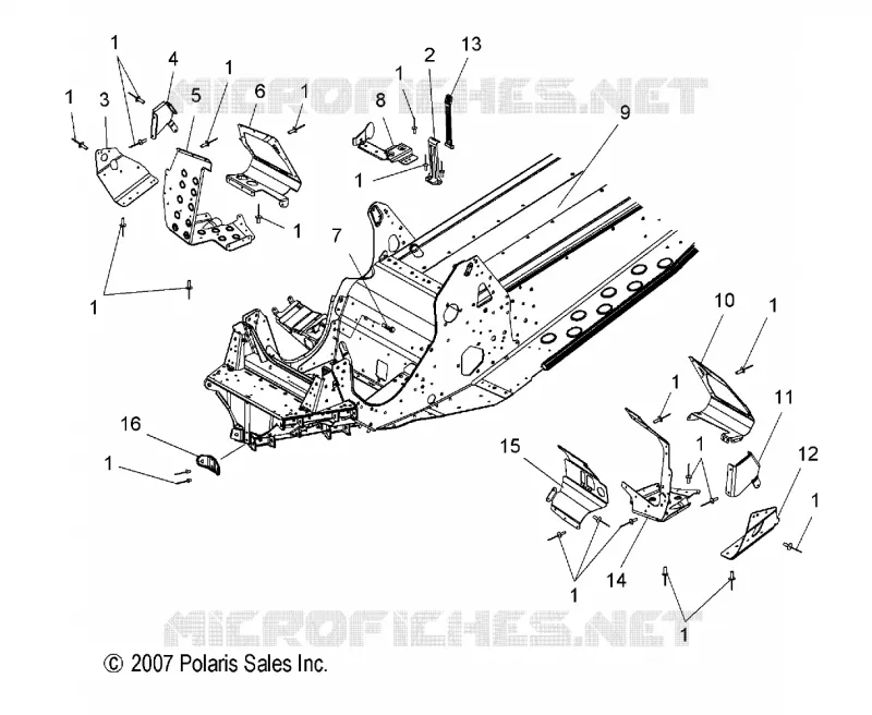 CHASSIS, CHASSIS, FRONT 1