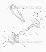 ANTRIEB, SECONDARY CLUTCH/BELT