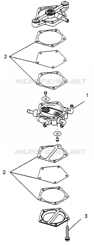 BENZINPUMPE 600 XCR SP 0965677 and EUROPEAN 600 XCR SP E965677 (4932063206D001)