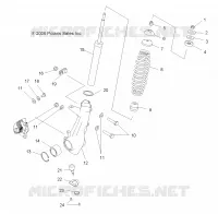 FRONT SUSPENSION STREBE