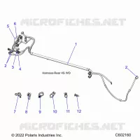 ELEKTRIC, WIRE HARNESS, REAR