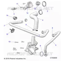 MOTOR, WATERPUMP AND BYPASS