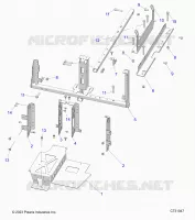 ELEKTRIC, BATTERY, MOUNTING, PT R24E3TC2DD (C731047)