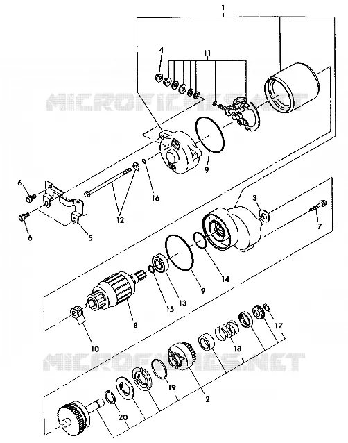 ANLASSER ASSEMBLY Trail Boss / W928527 (4922892289037A)