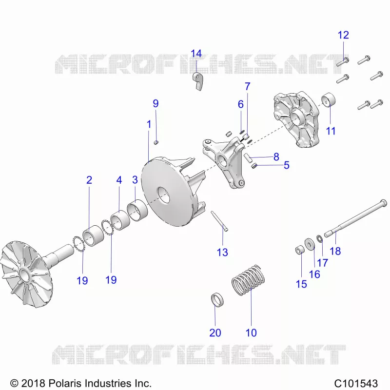 ANTRIEB, PRIMARY CLUTCH