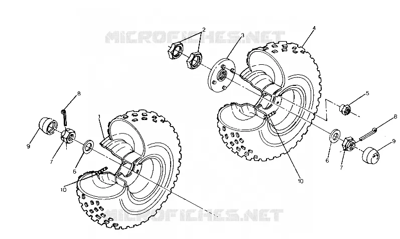 MIDDLE Radbaugruppe 250 4x6 / W928627 (4922902290022A)