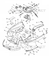 NOSEPAN   Konsolen ASSEMBLY LITE GT/0933133 and STARLITE GT/0933127 (4923232323003A)