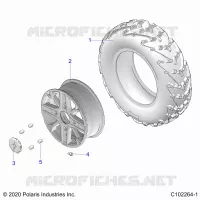RADS, FRONT TIRE
