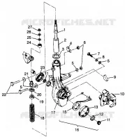 FRONT STREBE Sportsman 4x4 W968040 (4935943594B006)