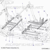 CHASSIS, SEAT AND CENTER KONSOLENEINBAU