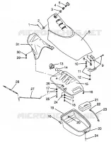 Front-Einschubfach SL 780 B964087 and Intl. SL 780 I964087 (4935523552A008)