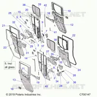 DOORS, REAR, CRANK