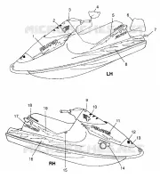 DECALS SL 780 B974088 AND INTL. SL 780 I974088 (4940924092A007)