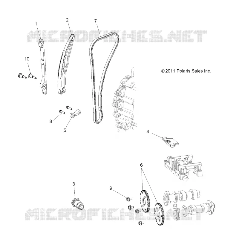 CAM CHAIN AND SPROCKET