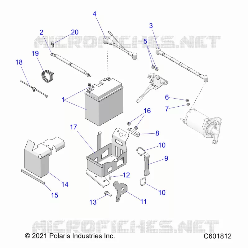 ELEKTRIC, BATTERY BOX  ASM.
