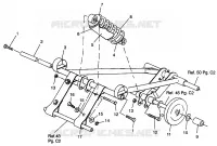 FRONT Drehmomentarm 500 CARB SKS 0962564 and EUROPEAN 500 CARB SKS E962564 (4931873187C004)