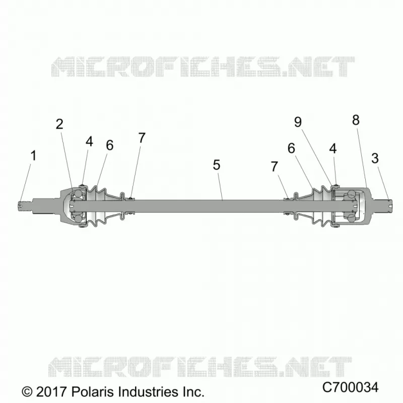 ANTRIEB, FRONT HALF SHAFT