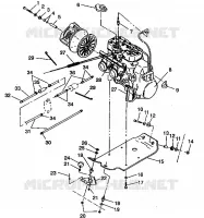MOTORAUFHÄNGUNG 500 EFI 0942774 and  EFI SKS 0942574 (49274127410029)