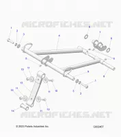 SUSPENSION, FRONT DREHMOMENTARM