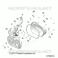 DRIVE TRAIN, CLUTCH COVER AND DUCTING