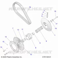 ANTRIEB, SECONDARY CLUTCH/BELT