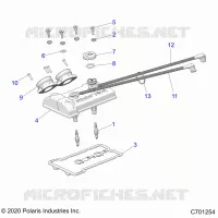 ENGINE, THROTTLE BODY AND VENTILDECKEL