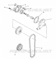 WASSERPUMPE WIDETRAK / 0932064 (4922982298032A)