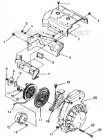 Gebläsegehäuse   RÜCKSTOSS ASSEMBLY LITE E943433 (49273427340033)