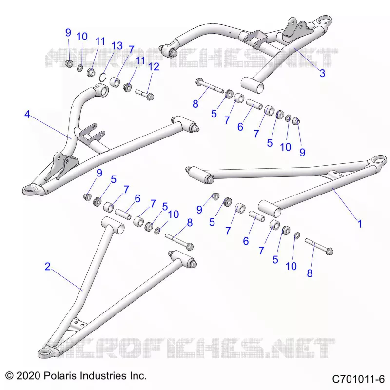 FRONT SUSPENSION CONTROL ARMS