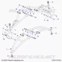 FRONT SUSPENSION A-ARM MOUNTING