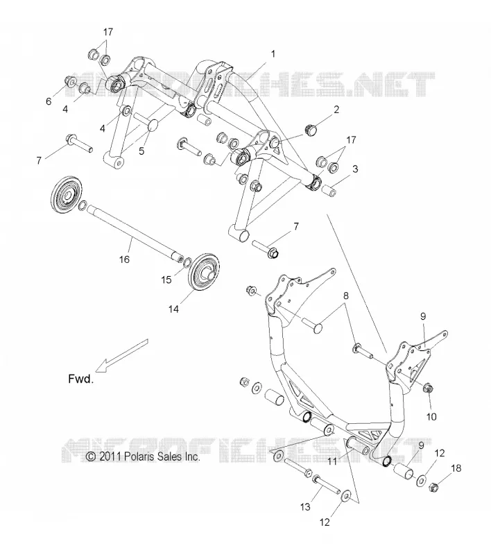 Aufhängung hinten CRANK