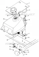 TREIBSTOFF TANK Trail Boss W97AA25C (4940574057A011)