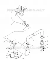 ABGASSYSTEM  SL 750 B954070 (4930523052B005)