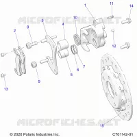 BRAKES, BREMSZANGE HINTEN