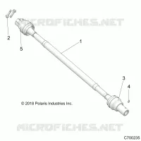 ANTRIEB, REAR PROP SHAFT