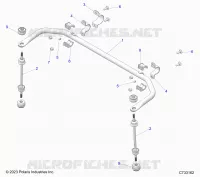 SUSPENSION, STABILISATORSTANGE REAR