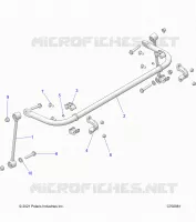 SUSPENSION, REAR STABILISATORSTANGE