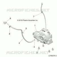 DRIVE TRAIN, FRONT GEARCASE MOUNTING