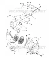 Gebläsegehäuse/RÜCKZUG ANLASSER Indy Lite (4919311931032A)