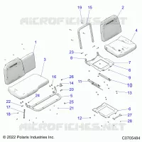 SITZ ASM. AND SLIDER