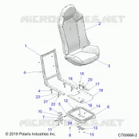 SITZ ASM. AND SLIDER