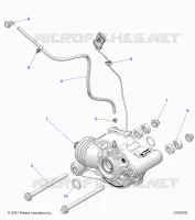 ANTRIEB, FRONT GEARCASE MOUNTING
