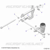BRAKES, PEDAL AND MASTER CYLINDER MOUNTING