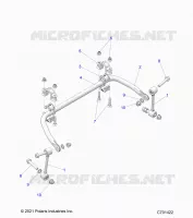 SUSPENSION, REAR STABILISATORSTANGE