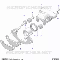 HINTERBREMSE CALIPER